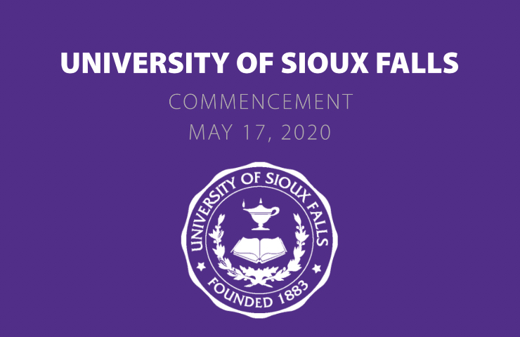 University of Sioux Falls Commencement May 17, 2020